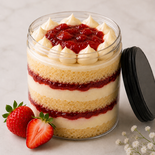 Victoria Sponge Cake Jar